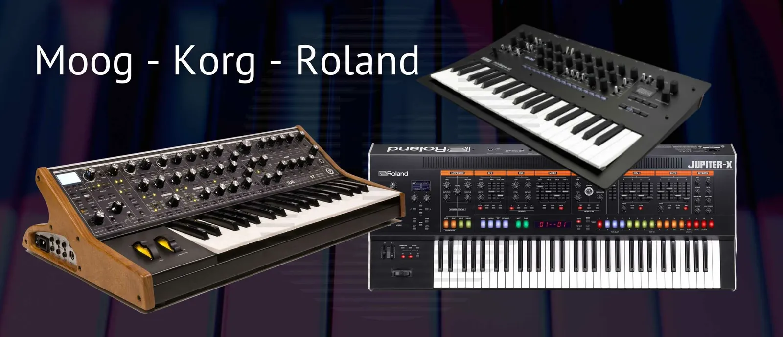 3 Meest Gezochte Synthesizers Wereldwijd: Moog Sub 37, Korg Minilogue XD en Roland Jupiter-X