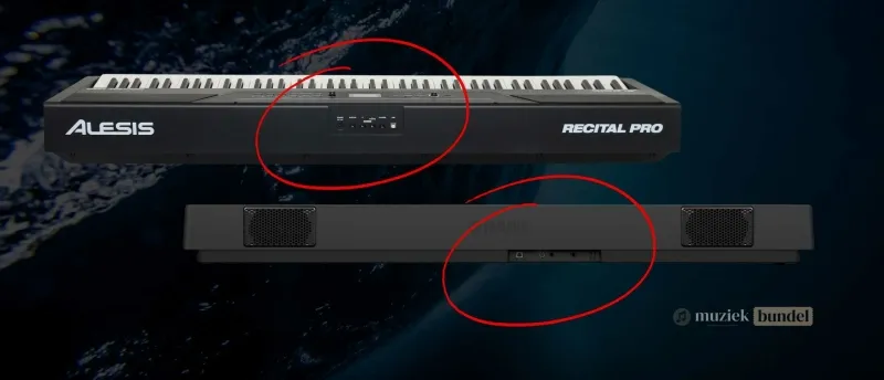 Aansluitingen en Functies - Compleet workstation versus Gefocuste piano | Muziekbundel.nl Aansluitingen en Functies - Compleet workstation versus Gefocuste piano | Muziekbundel.nl