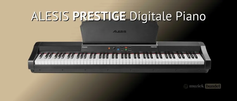 Alesis Prestige Digitale Piano is Veelzijdig en betaalbaar | Muziekbundel.nl Alesis Prestige digitale piano met veelzijdige functies en betaalbare kwaliteit voor beginners en gevorderde pianisten.