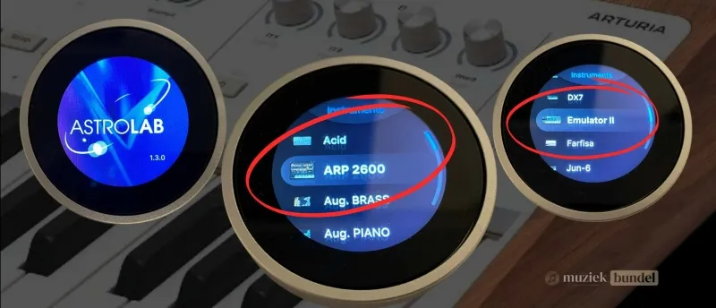 ARP 2600 en Emulator 2 via Arturia Astrolab | Muziekbundel ARP 2600 en Emulator 2 via Arturia Astrolab | Muziekbundel
