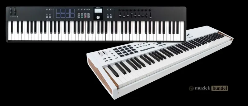 Arturia KeyLab Essential MK3 88: Verbeteringen ten Opzichte van Vorige Generaties | Muziekbundel.nl De Arturia KeyLab Essential MK3 88 heeft verbeteringen in design, DAW-integratie en functionaliteit ten opzichte van eerdere generaties.
