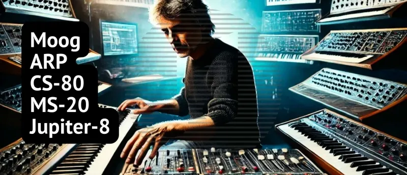 Belangrijke Synthesizers in Jarre's arsenaal Belangrijke Synthesizers in Jarre's arsenaal