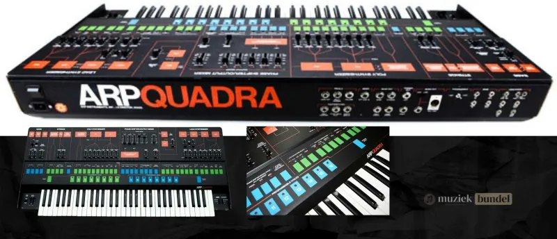 Belangrijkste Kenmerken en Specificaties van de ARP Quadra | Muziekbundel.nl Belangrijkste Kenmerken en Specificaties van de ARP Quadra | Muziekbundel.nl