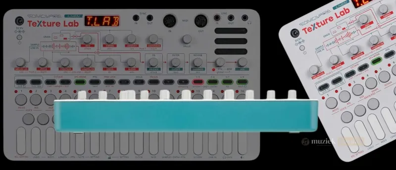 Belangrijkste Kenmerken van de Sonicware LIVEN Texture Lab | Muziekbundel.nl Ontdek de belangrijkste kenmerken van de Sonicware LIVEN Texture Lab, een krachtige granular synthesizer met sampling en sequencing.