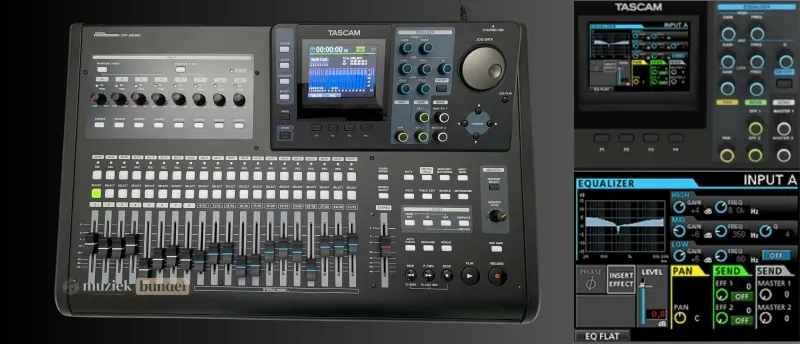 Belangrijkste kenmerken van de Tascam DP-32SD | Muziekbundel.nl Een overzicht van de belangrijkste kenmerken van de Tascam DP-32SD, waaronder 32 tracks, simultane opname en ingebouwde effecten.
