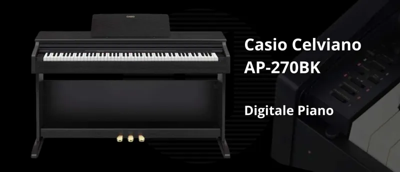 Casio Celviano AP-270BK Digitale Piano Zwart Casio Celviano AP-270BK Digitale Piano Zwart