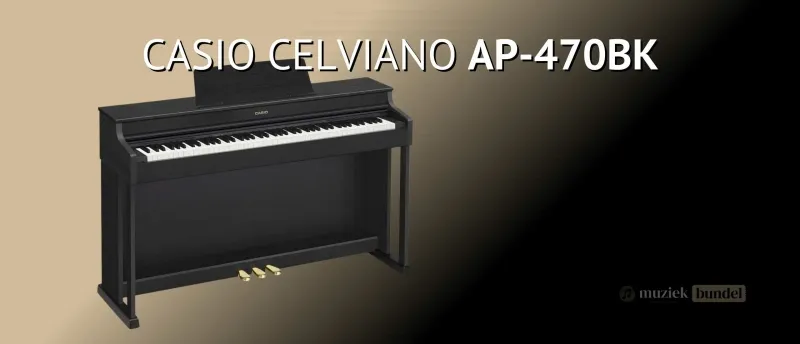 Casio Celviano AP-470BK Luxe meubeldesign en geavanceerde functies Muziekbundel.nl De Casio Celviano AP-470BK combineert een luxe meubeldesign met geavanceerde functies en een realistische speelervaring.