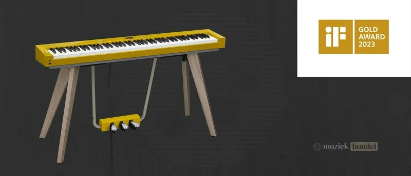 Casio Privia PX-S7000 HM Winnaar van de iF Design Gold Award 2023. | Muziekbundeljpg De Casio Privia PX-S7000 HM wint de prestigieuze iF Design Gold Award 2023, erkend voor zijn moderne ontwerp en uitzonderlijke klankkwaliteit.