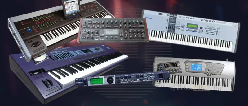 Concurrerende Synthesizers van de Roland V-Synth en V-Synth XT - Muziekbundel.nl Vergelijking van de Roland V-Synth XT met concurrenten zoals de Korg OASYS, Yamaha Motif ES, en Access Virus TI.