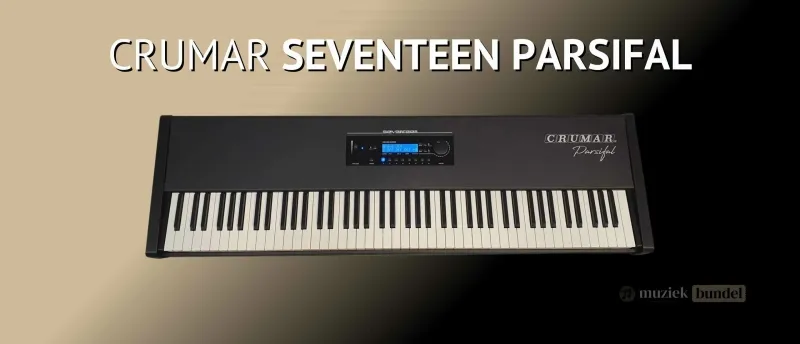 Crumar Seventeen Parsifal Klassiek Ontwerp en Moderne Kracht Muziekbundel.nl Crumar Seventeen Parsifal, een digitale piano met een klassiek ontwerp, rijke klanken en moderne functies, perfect voor thuis en podiumgebruik.
