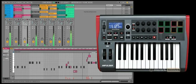 DAW Integratie en meegeleverde software Novation Impulse 25 | Muziekbundel.nl DAW Integratie en meegeleverde software Novation Impulse 25