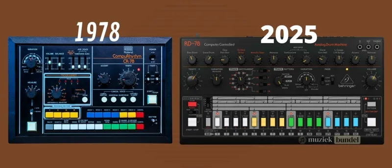 Behringer RD-78 Geschiedenis en Ontwikkeling van een Retro Drumcomputer | Muziekbundel.nl De Behringer RD-78 brengt de iconische sounds van de Roland CR-78 terug met authentieke analoge klanken en moderne functionaliteiten.