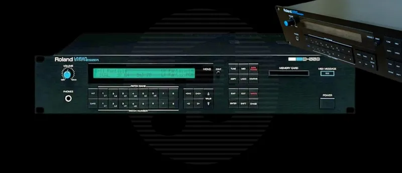 De Roland D-550 19 inch Module (Rackmount versie) De Roland D-550 19 inch Module (Rackmount versie)