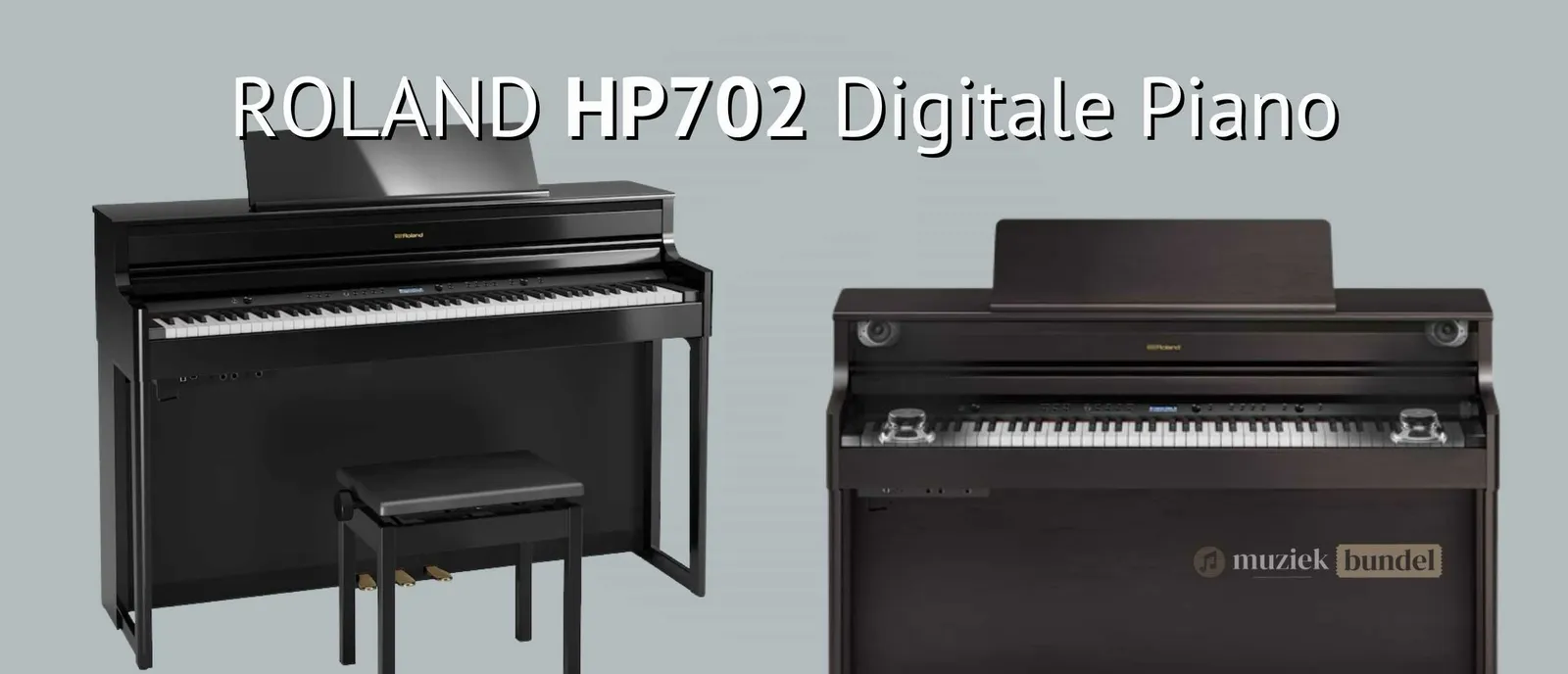 De Roland HP702 Digitale Piano in Charcoal Black: Een Harmonie van Stijl en Prestatie