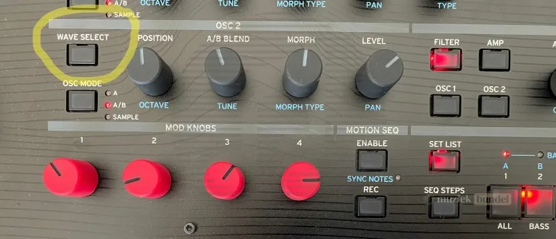 De Waveselect-functie van de Modwave MK2 uitgelegd | muziekbundel.nl Korg Modwave MK2 – De Waveselect-functie voor dynamische klankvariaties