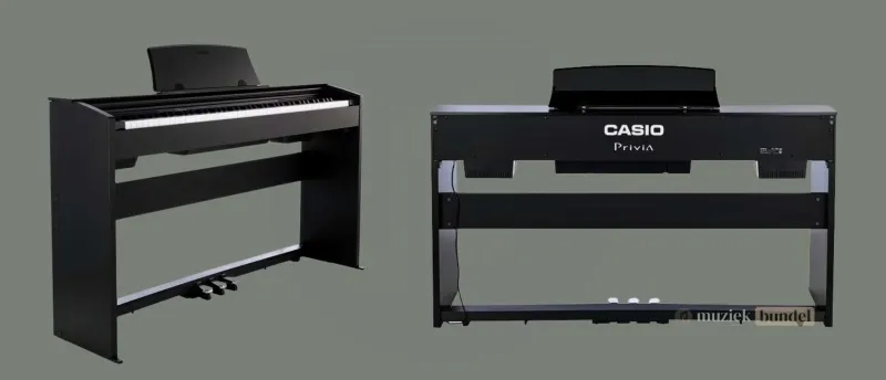 Design en functionaliteit van de Casio Privia PX-770 | Muziekbundel.nl Stijlvol ontwerp en praktische functies van de Casio Privia PX-770 Digitale Huiskamerpiano.