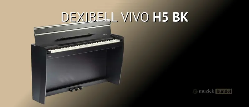 Dexibell Vivo H5 BK Innovatief authentiek en stijlvol Muziekbundel.nl De Dexibell Vivo H5 BK biedt een innovatieve, authentieke speelervaring in een stijlvol ontwerp, ideaal voor pianisten van elk niveau.