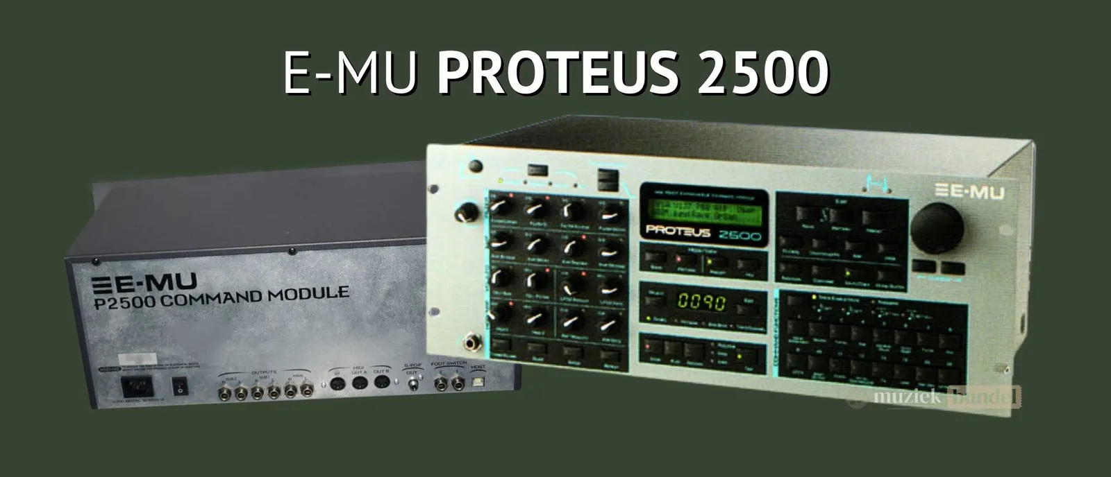 E-mu Proteus 2500 Review: krachtige soundmodule met enorme flexibiliteit