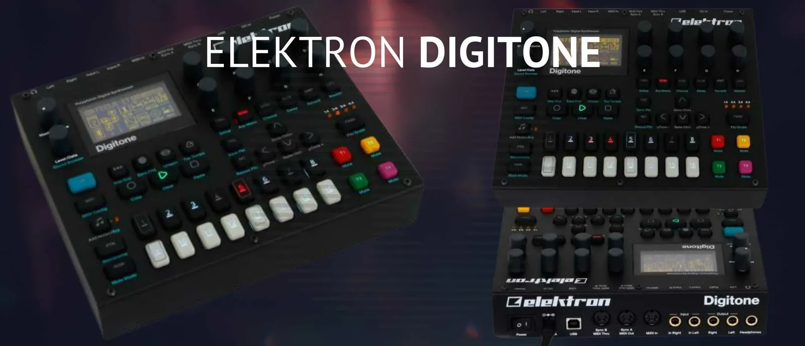 Elektron Digitone Polyfone FM-synthesizer voor Creatieve Muzikanten