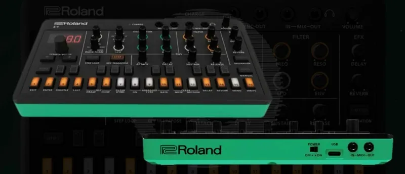 Enkele specificaties van de Roland AIRA Compact S-1 Tweak Synth Enkele specificaties van de Roland AIRA Compact S-1 Tweak Synth