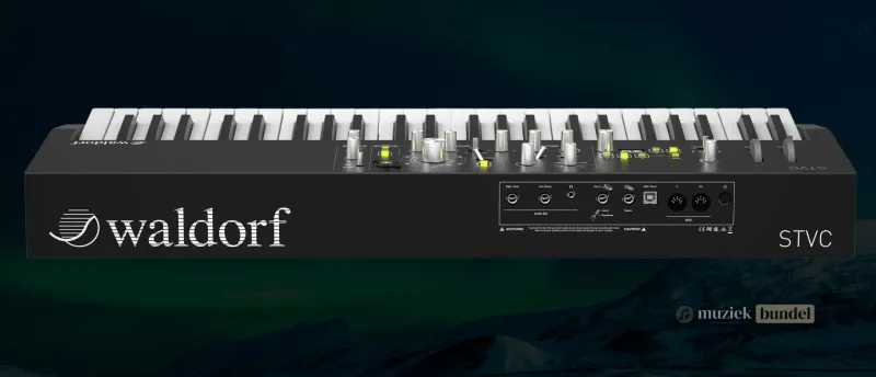 Enkele specificaties van de Waldorf STVC | Muziekbundel.nl Belangrijke specificaties van de Waldorf STVC string synthesizer en vocoder, inclusief klankmogelijkheden en technische details.
