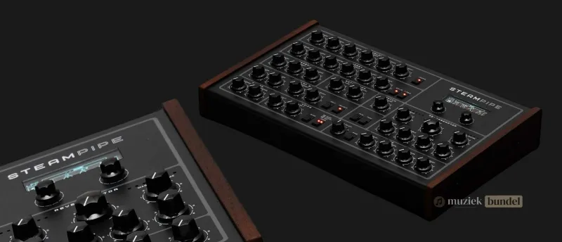 Erica Synths Steampipe – Belangrijkste Kenmerken en Specificaties | Muziekbundel.nl Ontdek de belangrijkste kenmerken van de Erica Synths Steampipe, een fysiek modellerende synthesizer met 8-stemmige polyfonie en expressieve klank.