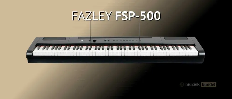 Fazley FSP-500 BK: Betaalbare kwaliteit | Muziekbundel Fazley FSP-500 BK digitale piano met gewogen toetsen, ideaal voor beginners en thuisgebruik.