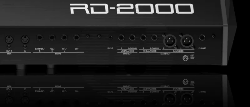 Flexibiliteit en connectiviteit van de Roland RD-2000 Stage Piano Flexibiliteit en connectiviteit van de Roland RD-2000 Stage Piano