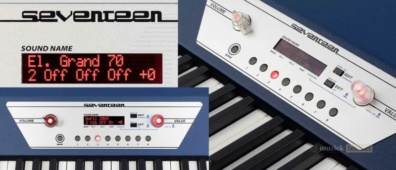 Geluiden en Technologie – Crumar Seventeen op Muziekbundel.nl Geluiden en technologie van de Crumar Seventeen digitale piano