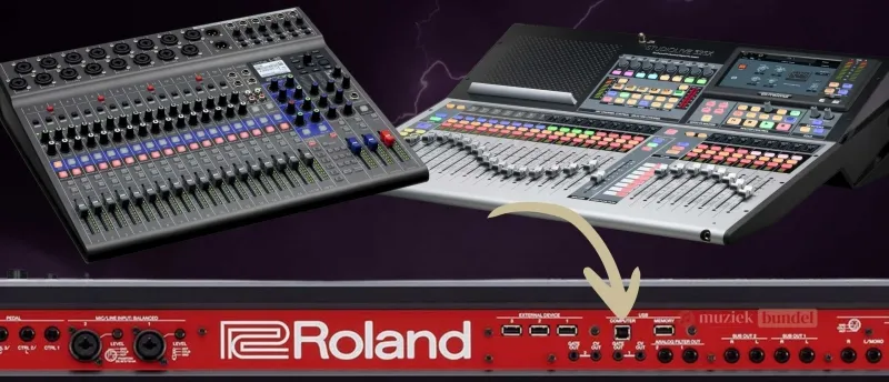 Ingebouwde audio-interfaces in digitale mixers keyboards en synthesizers | Muziekbundel.nl Uitleg over ingebouwde audio-interfaces in digitale mixers, keyboards en synthesizers