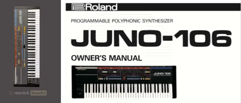 Interessante Punten uit de Handleiding van de Juno-106 | Muziekbundel.nl Belangrijke functies en technische details uit de handleiding van de Roland Juno-106 synthesizer.