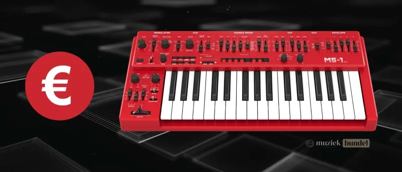 Is de Behringer MS-1 MKII Red het geld waard? | Muziekbundel.nl Is de Behringer MS-1 MKII Red het geld waard?