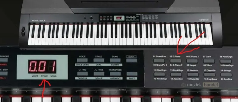Is de Medeli SP4000 een Piano of Keyboard? Ontdek het verschil | Muziekbundel.nl De Medeli SP4000 digitale piano, met 88 hammer action-toetsen en functies zoals klanken en stijlen, tussen een piano en keyboard in.