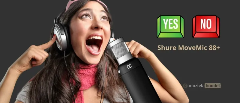 Kan Ik de Shure MoveMic 88+ Gebruiken voor Zang en Studio? | Muziekbundel.nl De Shure MoveMic 88+ is geschikt voor zang en studio-opnames dankzij draadloze flexibiliteit, DSP-verwerking en meerdere opname-modi.