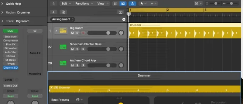 Kies Het juiste Programma (DAW) Voorbeeld van Logic Kies Het juiste Programma (DAW) Voorbeeld van Logic