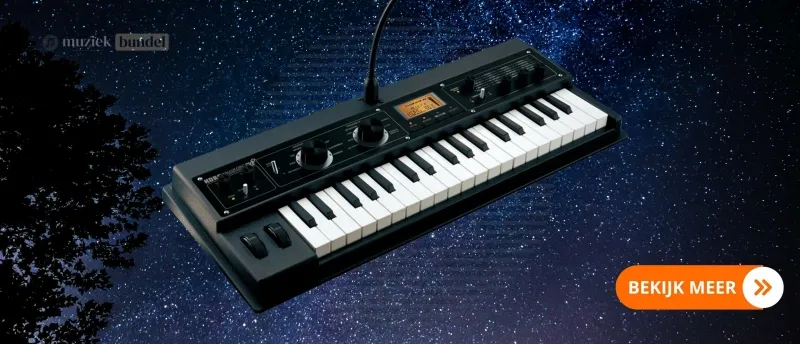 Korg MicroKORG XL+ Synthesizer: Compacte synth met virtueel-analoge klanken en ingebouwde vocoder | Muziekbundel.nl Korg MicroKORG XL+ Synthesizer - Draagbare synthesizer met veelzijdige klankmogelijkheden en krachtige vocoder