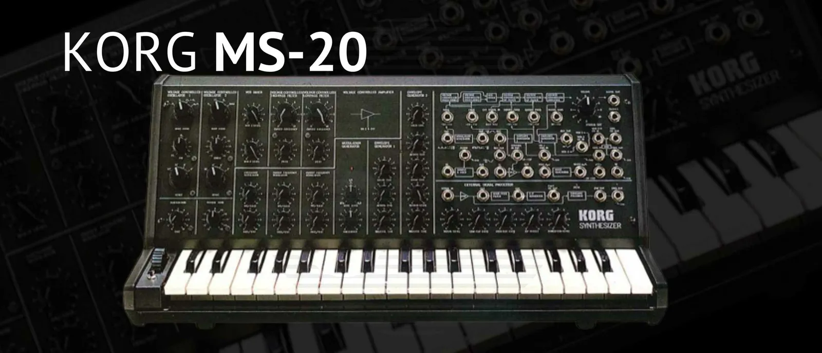 Korg MS-20: De Iconische Analoge Synthesizer voor Experimentele Geluiden en Flexibele Filters