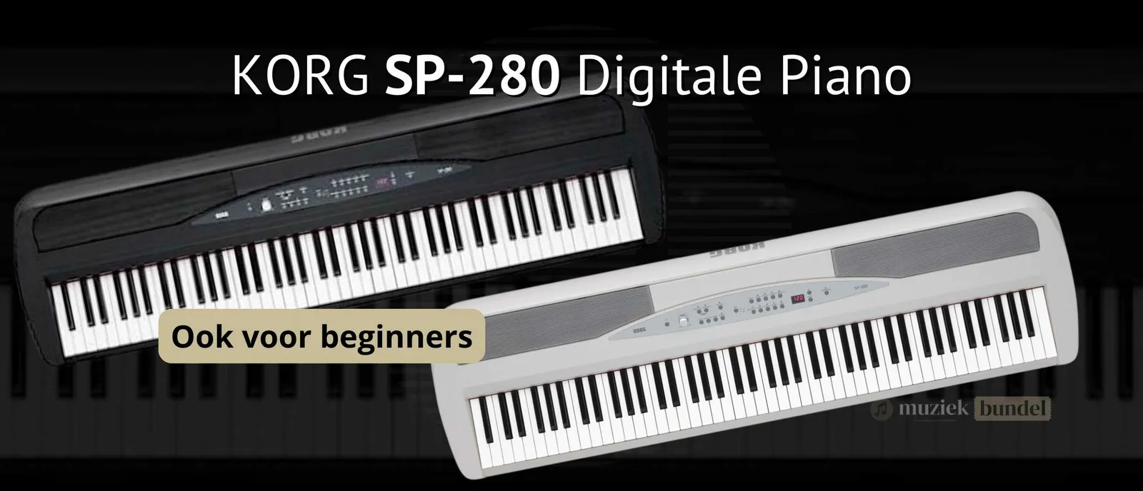 Korg SP-280 Digitale Piano: Authentiek Geluid en Moderne Functionaliteiten