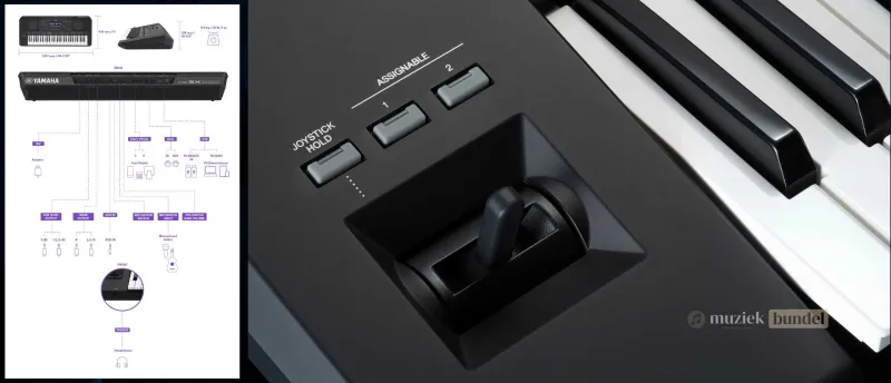Korte Specificatielijst Yamaha PSR-SX920 | Muziekbundel.nl Overzicht van de belangrijkste specificaties van de Yamaha PSR-SX920, inclusief functies, technische details en unieke kenmerken.