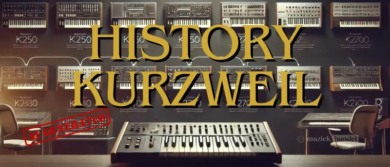 Leuk om te Weten: De Geschiedenis van Kurzweil | Muziekbundel.nl Ontdek de rijke geschiedenis van Kurzweil: van de baanbrekende K250 tot de innovatieve K2700, en de evolutie van professionele synthesizers.