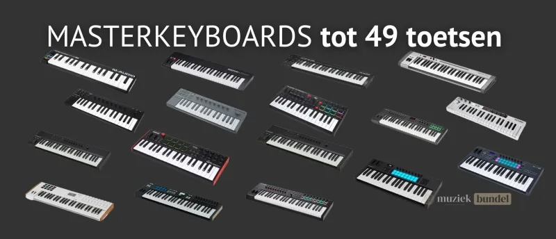 Masterkeyboard tot 49 toetsen kopen | Muziekbundel.nl Masterkeyboard tot 49 toetsen kopen | Muziekbundel.nl