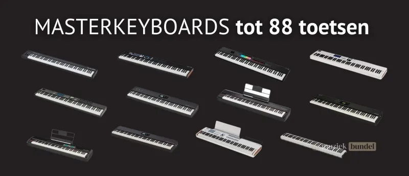Masterkeyboard tot 88 toetsen kopen | Muziekbundel.nl Masterkeyboard tot 88 toetsen kopen | Muziekbundel.nl