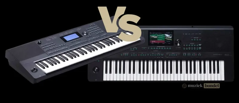 Medeli AK603 vs. Medeli AKX10 | Belangrijkste Verschillen & Vergelijking | Muziekbundel.nl Vergelijk de Medeli AK603 en AKX10: verschillen in geluiden, functies, opslag, toetsen en begeleiding. Welke past het beste bij jou?