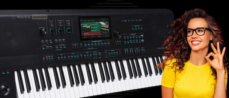 Medeli AKX10: Modern, Veelzijdig en Innovatief | Muziekbundel.nl Het Medeli AKX10 keyboard, met Bluetooth en 768 MB geheugen, perfect voor live optredens en creatieve muzikanten.