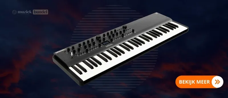 Modal Electronics Argon8X Synthesizer: 61-toets wavetable synth met geavanceerde modulatie en expressieve controle | Muziekbundel.nl Modal Electronics Argon8X Synthesizer - 8-stemmige wavetable synthesizer met uitgebreide sequencing en full-size keybed met aftertouch