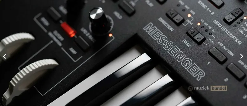 Modulatie en Expressie Moog Messenger | Muziekbundel.nl Modulatie en Expressie Moog Messenger | Muziekbundel.nl