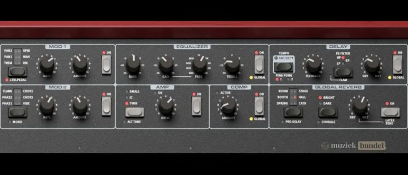 Nord Grand 2 Geluidskwaliteit en Effecten | Diepe Klanken en Krachtige Soundsculpting | Muziekbundel.nl Ervaar de indrukwekkende geluidskwaliteit en uitgebreide effectensectie van de Nord Grand 2, perfect voor expressieve live- en studio-optredens.