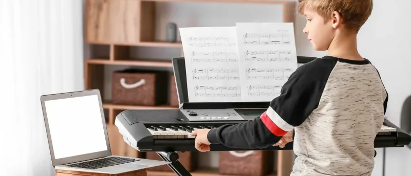 Online pianoles voor kinderen Online pianoles voor kinderen