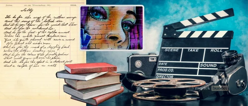 Ontdek Andere Kunstvormen voor Muzikale Inspiratie | Muziekbundel.nl Film, boeken en schilderkunst als inspiratiebronnen voor het schrijven van muziek en liedjes