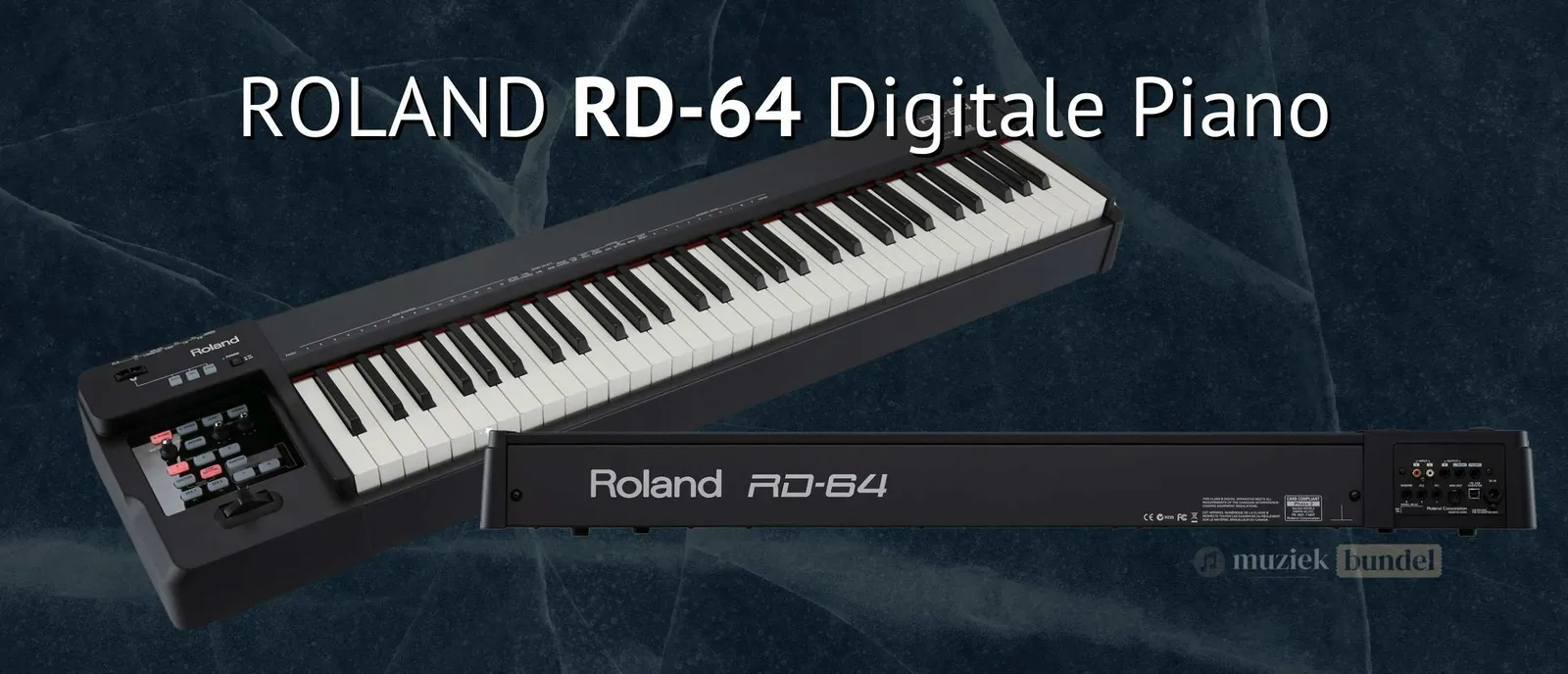 Roland RD-64 Digitale Piano: Compact met realistisch speelgevoel
